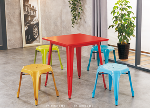 Industrial Metal Bar Stool Modern Design Durable Eco-Friendly Water Resistant Commercial Furniture Home Bar <b>Chair</b> <b>Stackable</b> - Product Image 5