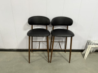 Chaise de bar minimaliste réglable en PU écologique avec coussin pour la maison, l'îlot de cuisine, l'hôtel et les repas en extérieur
