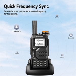 Quansheng UvK5 UV-K5 Radio Portátil de Tres Bandas 5W Vox, Walkie Talkie de Largo Alcance de Doble Banda FM para Radioaficionados - Product Image 4
