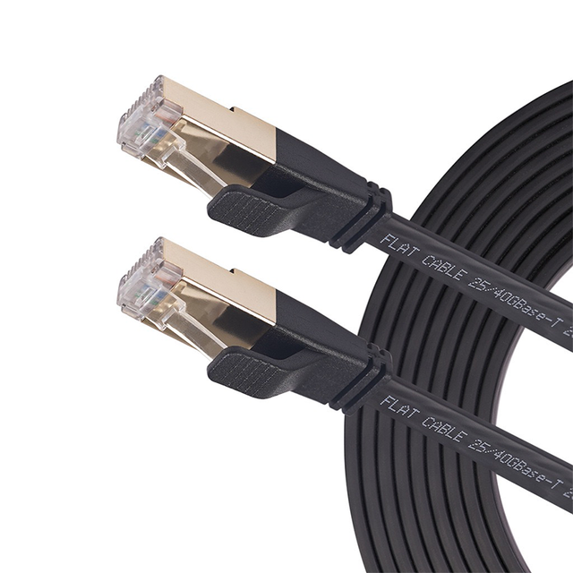 Cat 8 Ethernet Cable High Speed 40Gbps 2000Mhz Network Cord Cat8 RJ45 Shielded Indoor Heavy Duty LAN Cables for PC/Router
