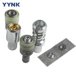 Fabricant ouvrier professionnel faire taille personnalisée bouton poinçon fer 4 pièces dans un ensemble bouton pression jeu de matrices pour installation de vêtement - Product Image 3