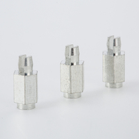Services d'usinage CNC, adaptateur optique en acier inoxydable de haute précision, pièces de tour