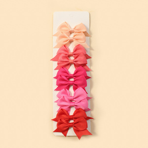 Fable Fermagli per capelli a fiocco in lino con clip a coccodrillo per neonate, bambine, bambini e donne, Accessori - Product Image 4
