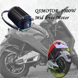 มอเตอร์ขับเคลื่อนกลางแบบไร้แปรงถ่าน EU QS 90 1000W 72V 55 กม./ชม. IP54 กันน้ำ ดีไซน์สายพาน 428 14T - Product Image 6