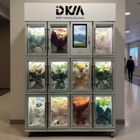 DKM Smart 24/7 Réfrigérateur réfrigéré automatique Réfrigérateur Rose naturelle Boutique Bouquet de fleurs fraîches Distributeur automatique