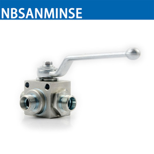 Vanne à boisseau sphérique NBSANMINSE 1 pouce filetée à commande manuelle pour applications hydrauliques haute pression - Product Image 3