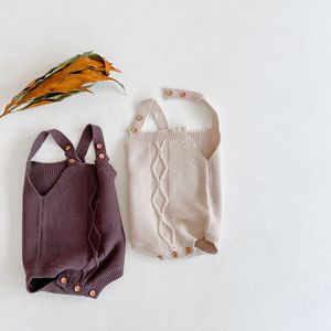 Conjunto de 4 Piezas de Ropa de Bebé de Algodón, Suéter Elástico, Mameluco con Gorro, Ropa de Moda para Niños - Product Image 4