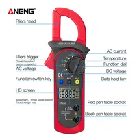 Multimètre à pince numérique ANENG 2000 points de lecture, testeur professionnel intelligent de courant AC/DC, voltmètre à pince, outils d'électricien