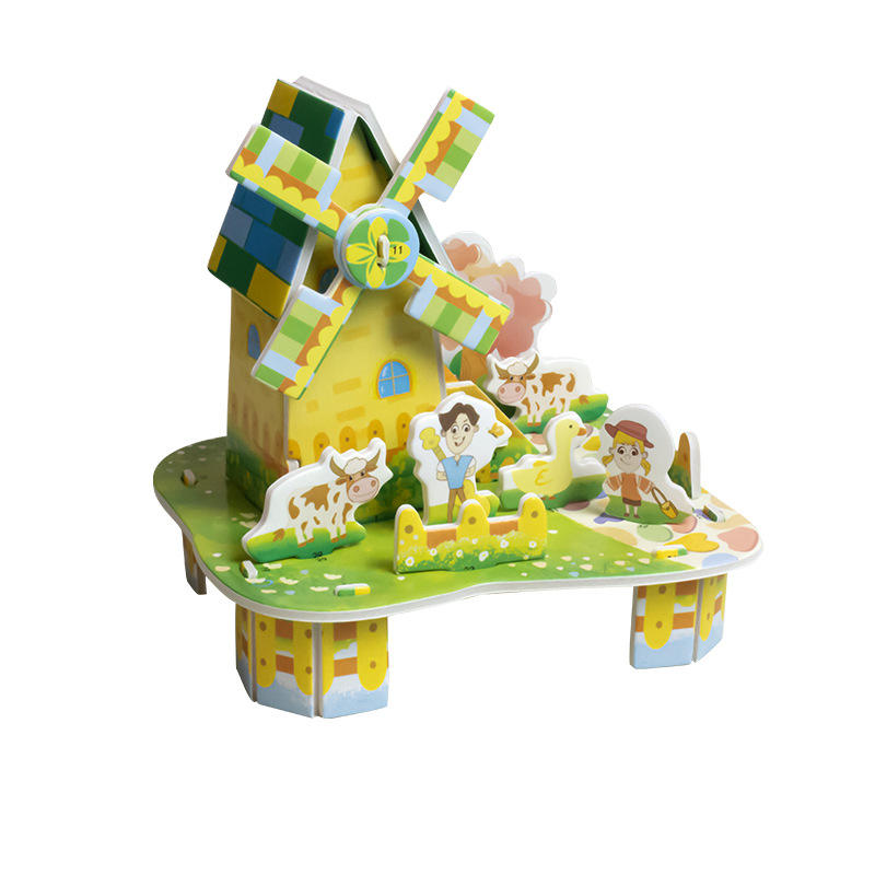 Three-dimensional puzzle-zoo