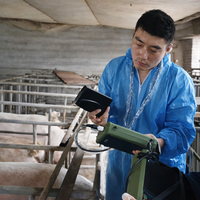 Alat USG Hewan Mini Harga Terbaik, Instrumen USG Medis untuk Babi, Hewan Peliharaan, Sapi