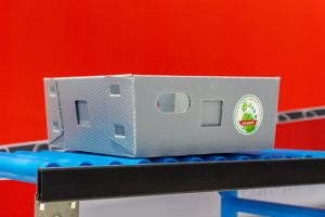 Stapelbox xếp chồng hộp giao thông vận tải khay trọng lượng nhẹ tiết kiệm không gian cho bưu kiện hậu cần thương mại điện tử PP chất liệu Made in Đức - Product Image 3