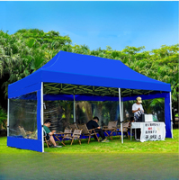 Tente d'auvent portative imperméable pour des événements extérieurs Tente pop-up de gazebo imprimée par logo Fourniture d'usine de parois latérales pour des tentes d'exposition commerciale