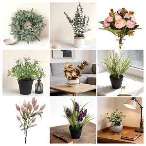 Planta Artificial <span class=keywords><strong>Echeveria</strong></span> Minima en Maceta <span class=keywords><strong>de</strong></span> Cerámica con Tierra Sintética, Ecológica y Duradera, para Decoración del Hogar y Oficina - Product Image 2