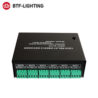 Nouveau contrôleur commun DMX de Signal de 12 groupes sortie AC250V 10A 12Ch Dmx512 décodeur de commutateur de relais