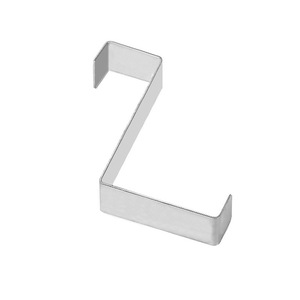 Gancho en S de acero inoxidable, gancho antideslizante para puerta de cocina, gancho multifuncional sin marcas - Product Image 1