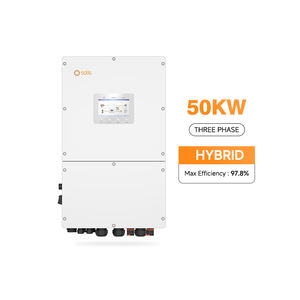 Solis <span class=keywords><strong>Inversor</strong></span> Nuevo Producto IP66 Alto Voltaje 30kva 40kva 50kva <span class=keywords><strong>Inversor</strong></span> Solar Híbrido 50kw 380V 400V Salida de CA - Product Image 1