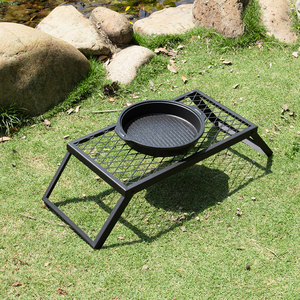 <span class=keywords><strong>Mesa</strong></span> de acampada <span class=keywords><strong>plegable</strong></span> de Metal para exteriores, <span class=keywords><strong>mesa</strong></span> de barbacoa portátil y ligera para acampar de 4 a <span class=keywords><strong>6</strong></span> <span class=keywords><strong>personas</strong></span> - Product Image 4