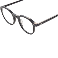 Pinhui moda Unisex gafas ópticas monturas Italia diseño Mazzucchell acetato diamante cara forma para hombres mujeres