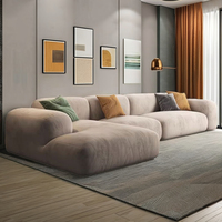 Fabricant OEM/ODM de canapés sectionnels modulaires-sièges de sol en L personnalisables et ensembles de canapés 3 places de style nordique moderne