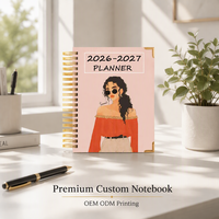 Carnets de notes et agendas en gros à grille de points, personnalisables avec logo, reliure spirale A4 pour l'école (Escolares Por Mayor)