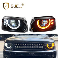 SJC Auto pour Range Rover Sport, ensemble de phares, 05-13, phares à LED modifiés, lentilles laser, feux de jour, feux avant