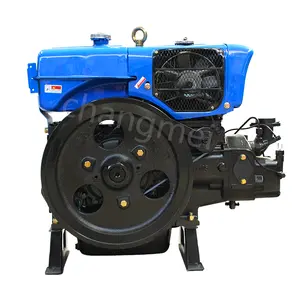 工厂制造zs1110 zs1115带散热器的小型船用柴油发动机20hp 22hp 1缸柴油发动机