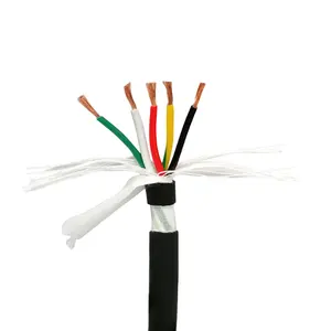 2 3 4 5 6 8 1012 16 Core 22 20 18 17 16 AWG Cable de cadena de arrastre blindado de alta flexibilidad Cable de remolque