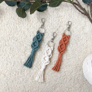 Macrame Keychains Handmade Happiness - Product Image 1