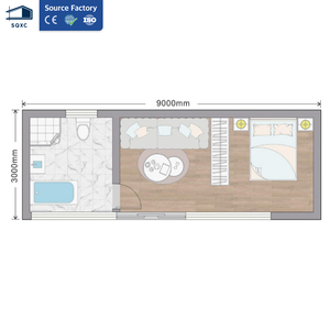 SQXC Maison Capsule Spatiale Modulaire de Luxe Écologique et Étanche de Haute Qualité, Design Moderne, Prête à l'emploi pour Hôtels et Villas, Garantie 5 Ans - Product Image 2