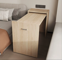 Table à manger moderne pliante multifonctionnelle simple et portable Nouveau type de mobilier de bureau télescopique et peu encombrant