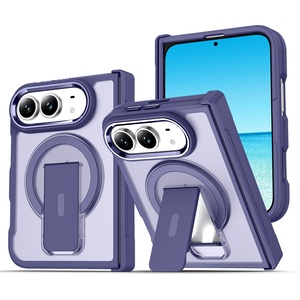 Cover Protettiva Antiurto per Apple 18 Fold, Custodia per Telefono Pieghevole con Supporto in PC+TPU per <span class=keywords><strong>iPhone</strong></span> 18 Ultra - Product Image 4