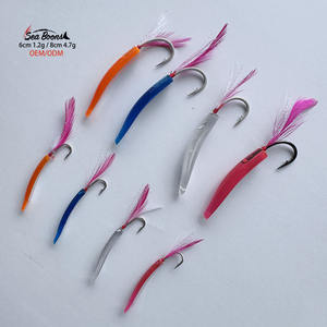 Señuelos de <span class=keywords><strong>pesca</strong></span> al curricán de 6cm y 8cm al por mayor, Señuelos de <span class=keywords><strong>Pesca</strong></span> de 60mm y 80mm, Señuelos de <span class=keywords><strong>Pesca</strong></span> de agua salada 3D realistas - Product Image 5