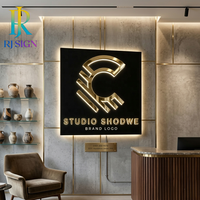 Enseigne lumineuse LED sur mesure en lettres rétroéclairées, en acrylique miroir haute définition, découpe lisse, pour publicité extérieure, devanture de magasin, panneau d'enseigne de boutique