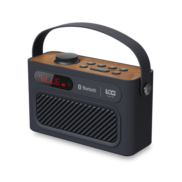 M60 Portable Wireless Speaker with FM Radio Alarm Clock