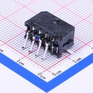 430450809 Wire-to-Board Pin Header SMD,P=3mm,Horizontal Mount Connector 2x4P 3mm Horizontal Mount Micro-Fit (MX 3.0) - Product Image 1