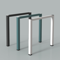 Pieds de bureau réglables pour bureau debout, avec tige extensible, robustes, faciles à installer, pour le bureau et l'école