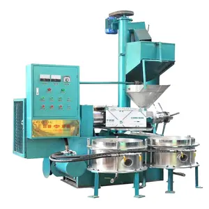 CE Automatic cold hot press oil press / oil presser temperature control oil extractor with filter 6YL-60A
