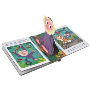 Histoires Pop-Up Dino World, livre d'images éducatif en carton 3D pour enfants, matériel de lecture parent-enfant, modèle 9781836503118 - Product Image 2