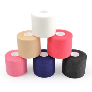 薄泡沫包胶绷带轻质胶带保护皮肤并固定衬垫和袜子