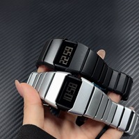 Montre LED multifonctionnelle Alien, montre numérique en silicone tendance, écran d'affichage, alarme, date, électronique
