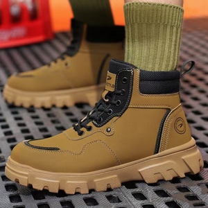 Outdoor <b>Men</b> <b>Work</b> <b>Boots</b> Safety Shoes Anti-puncture Safety <b>Boot</b> <b>Work</b> Steel Toe Shoes Indestructible Desert <b>Boots</b> Protective - Product Image 1