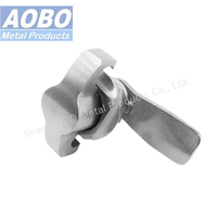 AOBO Serrure industrielle durable pour armoire électrique SUS316 Bouton d'aile Cadenas à came quart de tour