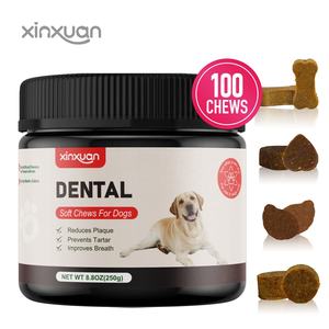 Rafraîchisseur à mâcher dentaire pour chiens personnalisé Nettoyage des dents Complément alimentaire avec mélange naturel d'herbes et de probiotiques - Product Image 1