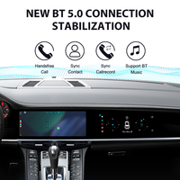 ZWNAV Pantalla Dual de 10.25 Pulgadas para Porsche Panamera 2010-2016, Carplay Inalámbrico, Android 14, Radio para Auto, Reproductor Multimedia, GPS, DSP, OEM