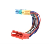 Instalación del mercado de accesorios automotriz Conector Iso verde azul amarillo Arnés de cables estéreo de audio de 20 pines para 2017/A6