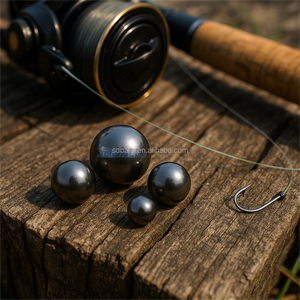 SDBALLS Boules de Poids de Pêche en Tungstène Pur Résistantes à la Corrosion 1,8 mm 2,5 mm 1/16 oz 1/8 oz 1/4 oz 3/8 oz pour Accessoires de Pêche en Rivière - Product Image 2