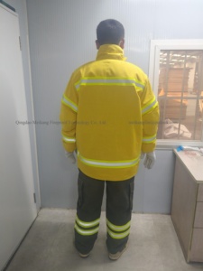 Combinaison de sécurité forestière pour pompiers forestiers, en Nomex, résistante aux flammes et à la chaleur, conforme à la norme EN469 - Product Image 3