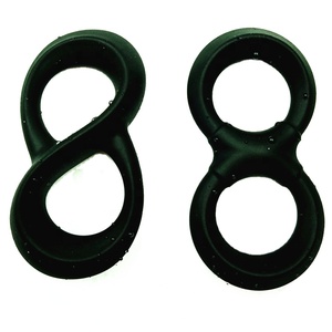 Anillo para Pene de Silicona Negra Suave de Alta Calidad con Bloqueo para Hombre, Anillo para Pene de Silicona Pura para una Estimulación Extra - Product Image 1
