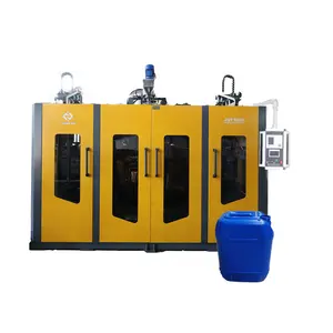 Máquina de Moldeo por Soplado de Doble Estación, Extrusión Automática de Plástico, HDPE, Jerrycan, Línea Visible, 100U, 20L, 30 Litros