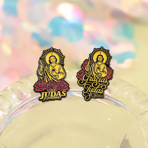 Sming Pins San <span class=keywords><strong>Judas</strong></span> Tadeo Épingles En Émail Personnalisé Saint Jésus Art Statues Broches Sac À Dos Revers Badges Bijoux Cadeau - Product Image 5